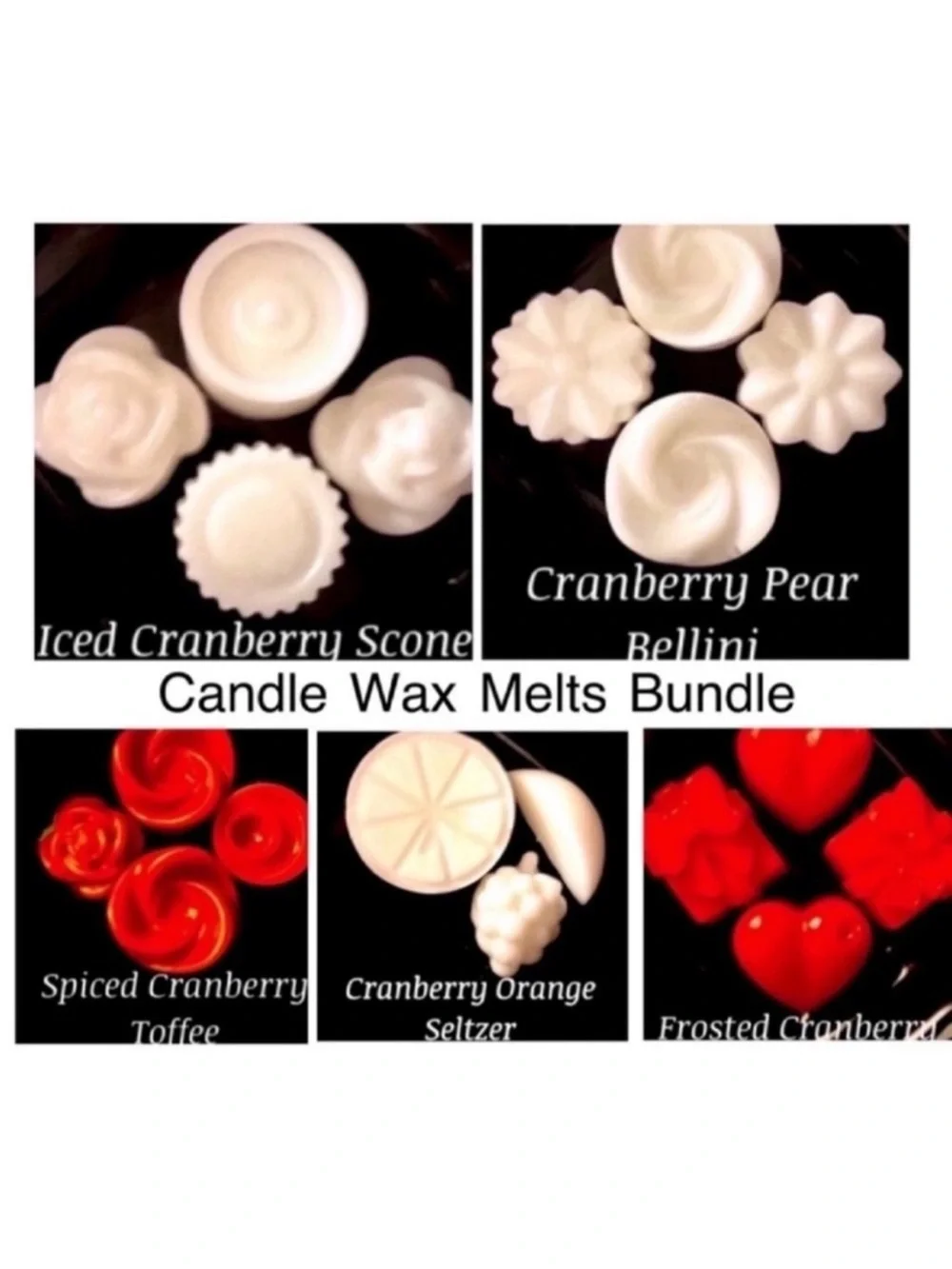 Cranberry Bath and Body Works Candle Wax Melt Set